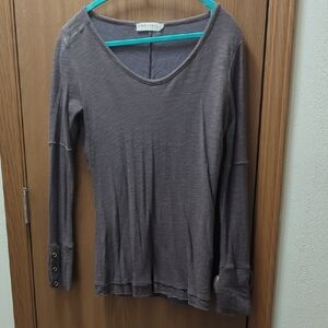 American Apparel Brown Long Sleeve Sweater